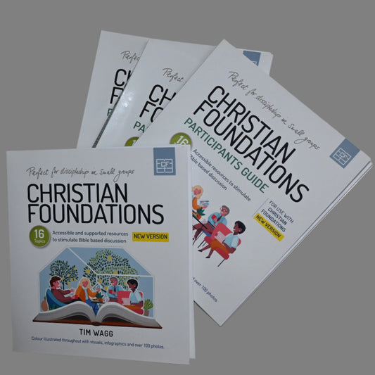 Christian Foundations Group Pack ( 1 Main Guide and 3 Participant Guides)